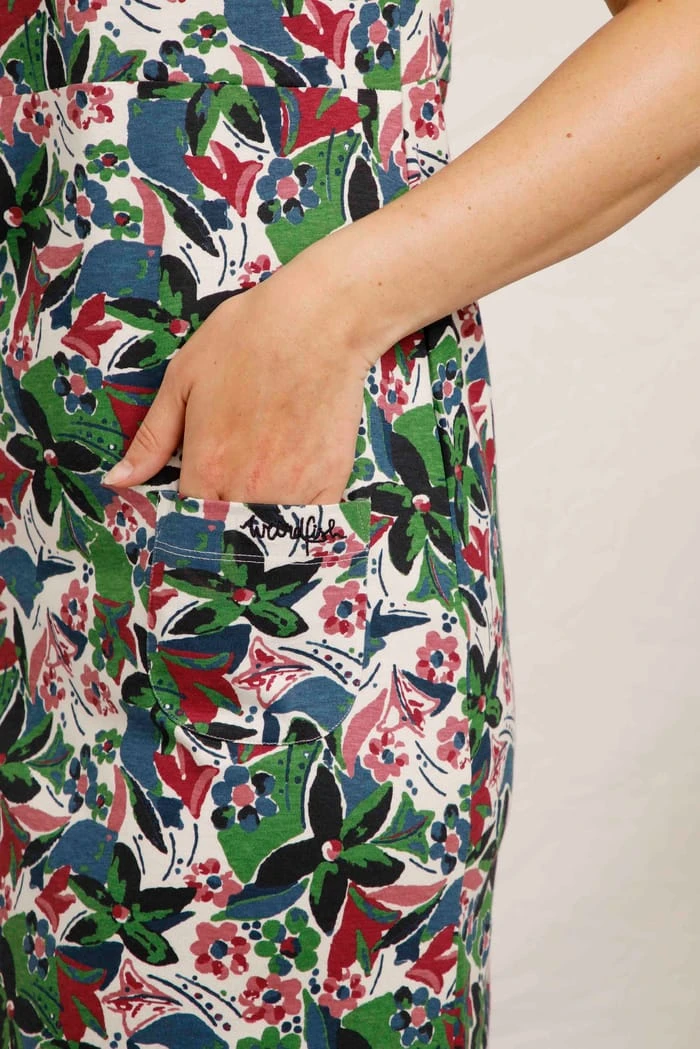 Tallahassee Organic Jersey Dress Pearl Grey 4 Tallahassee Organic Jersey Dress Pearl Grey - Image 4