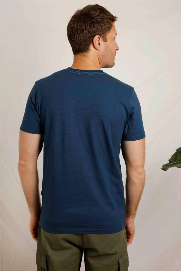 Van Kit Organic Graphic T-Shirt Federal Blue 3 Van Kit Organic Graphic T-Shirt Federal Blue - Image 3