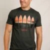 Surf Scene Eco Graphic T-Shirt Washed Black