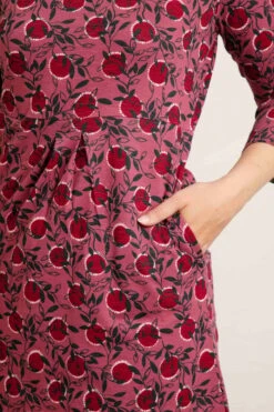 Arlina Organic Jersey Tunic Crushed Berry -Simple Closet Shop 97823