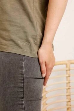 Lacombe Graphic T-Shirt Burnt Olive -Simple Closet Shop 97873