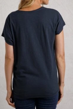 Walkies Organic Graphic T-Shirt Navy -Simple Closet Shop 97951