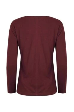 Rubita Organic Long Sleeve Shirt Aubergine 7 Rubita Organic Long Sleeve Shirt Aubergine -Simple Closet Shop 98241