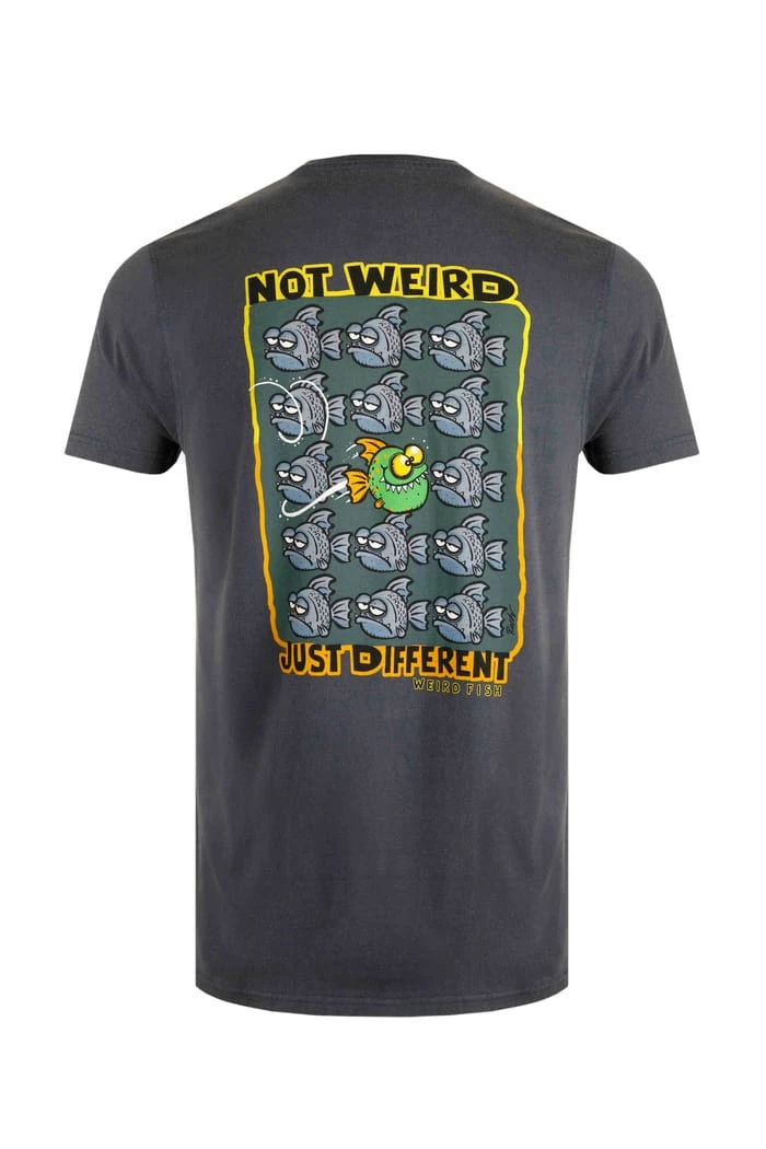 Not Weird Heritage Artist T-Shirt Navy 4 Not Weird Heritage Artist T-Shirt Navy - Image 4