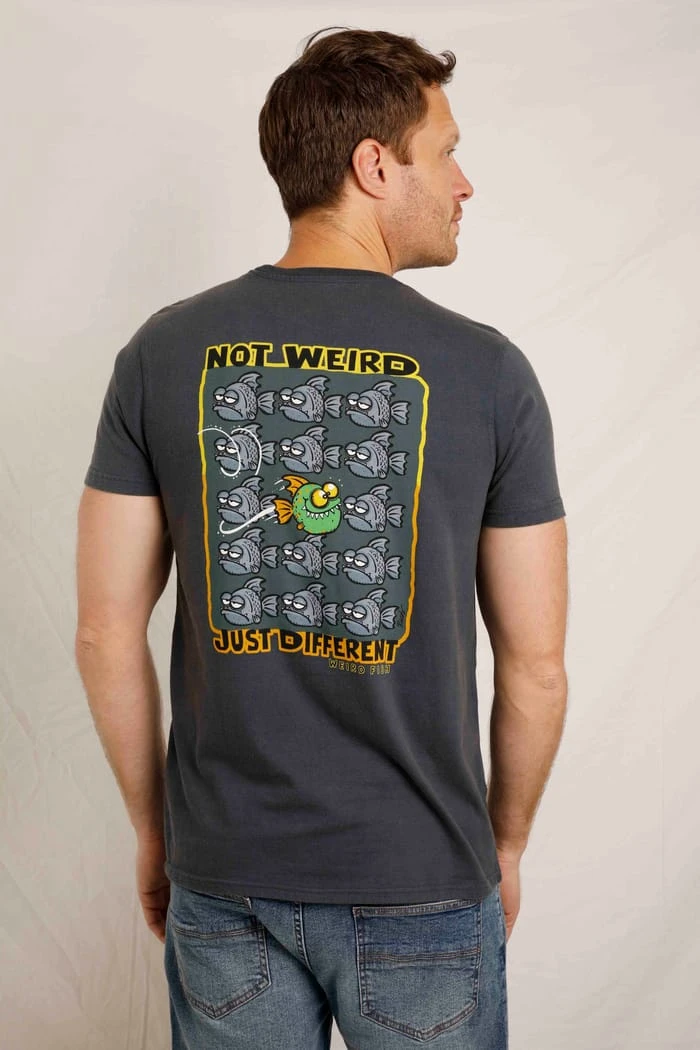 Not Weird Heritage Artist T-Shirt Navy 1 Not Weird Heritage Artist T-Shirt Navy