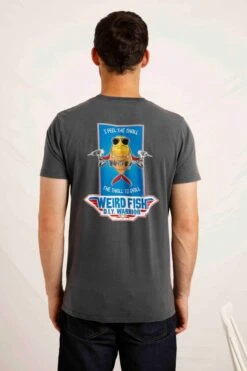 Thrill To Drill Heritage Artist T-Shirt Navy -Simple Closet Shop 99069