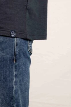 All Trails Organic Graphic T-Shirt Navy -Simple Closet Shop 99140