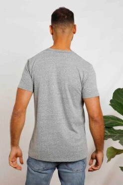 Off Grid Eco Snow Marl Graphic T-Shirt Cement -Simple Closet Shop 99148