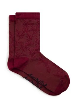Parade Patterned Socks 3 Pack Crushed Berry -Simple Closet Shop 99214
