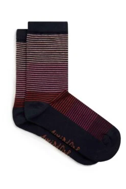 Parade Patterned Socks 3 Pack Crushed Berry -Simple Closet Shop 99216