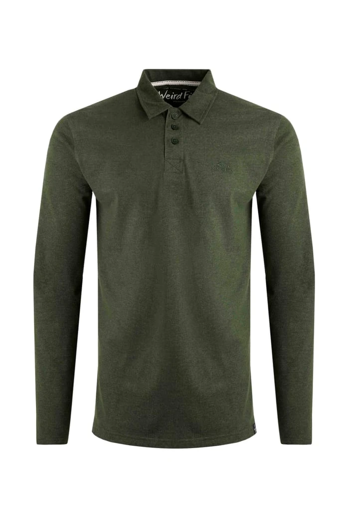 Jasper Long Sleeve Polo Shirt Duck Green 1 Jasper Long Sleeve Polo Shirt Duck Green