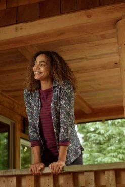 Ginny Organic Jersey Shirt Navy